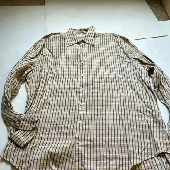 Peter Millar striped button down size XL - Picture 2 of 6